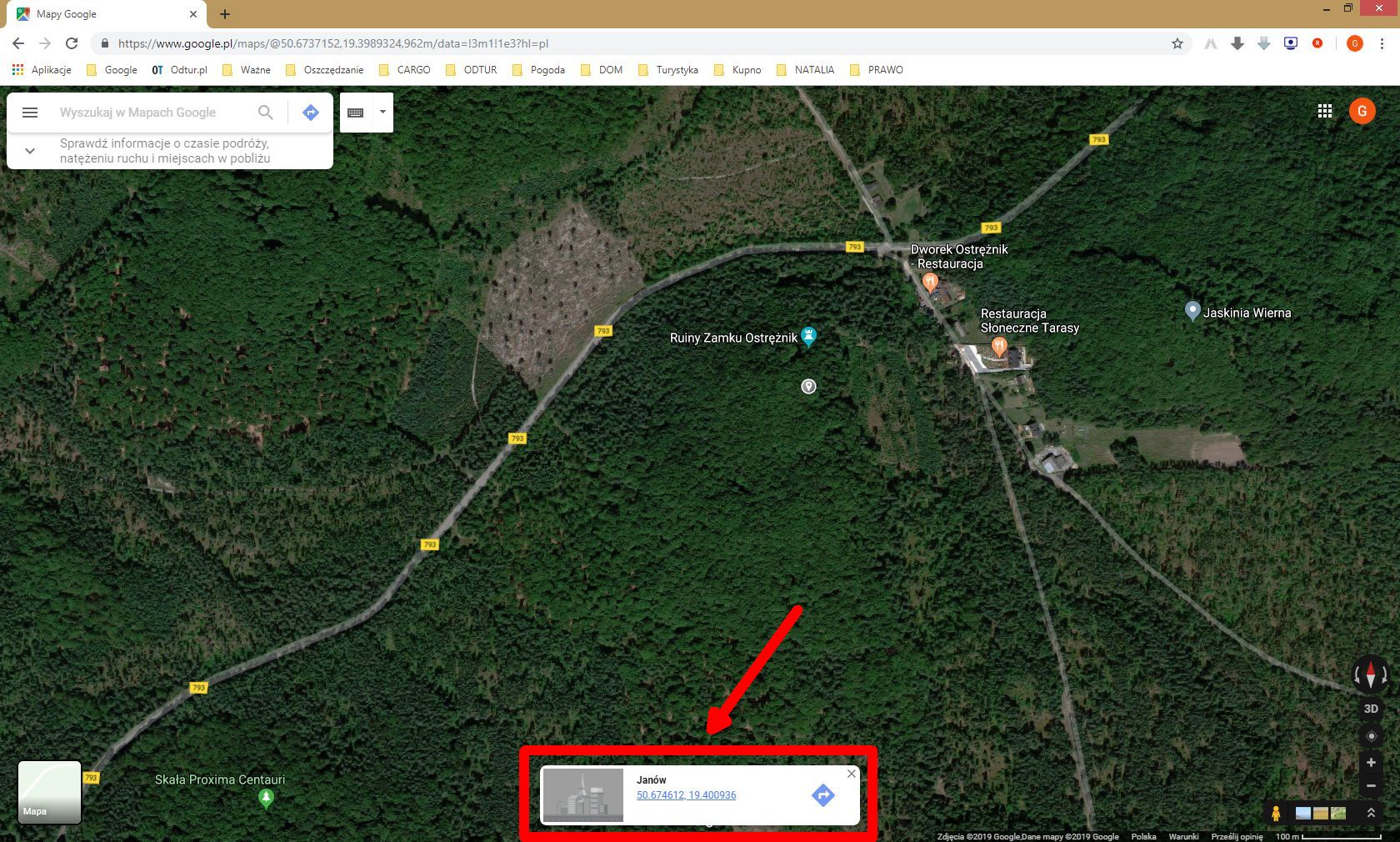 Google Maps - Jak odnaleźć pozycję GPS
