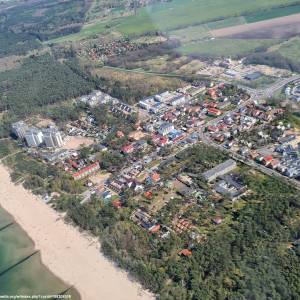 Widok z lotu ptaka na Dziwnówek