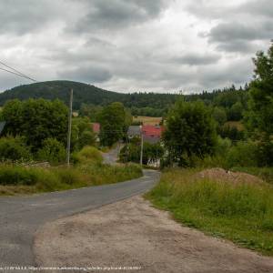 Panorama wsi Rędziny