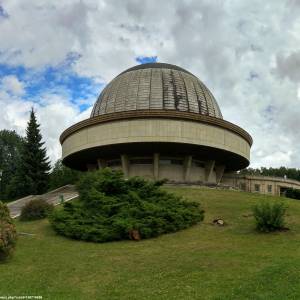 Widok na Planetarium w Chorzowie