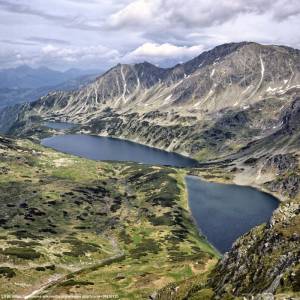 Widok na Dolinę Pięciu Stawów