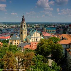 Panorama Przemyśla z Bazyliką archikatedralną