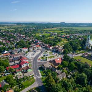 Widok na Włodowice z "lotu ptaka"