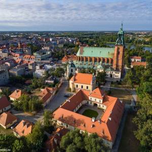 Widok na Wzgórze Lecha w Gnieźnie