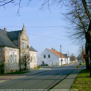 Zabudowania wsi Kaława