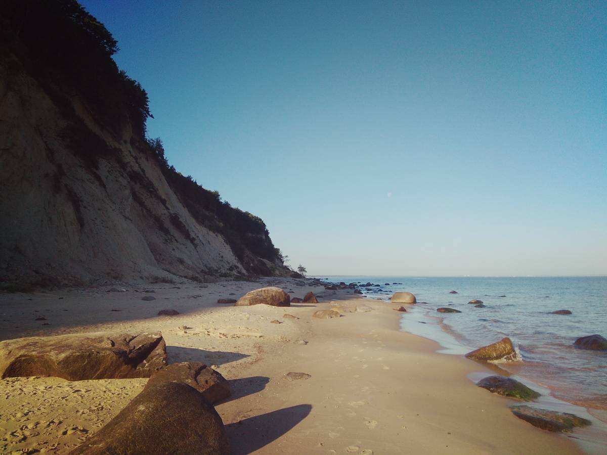 Dzikie plaże nad Bałtykim w Polsce - okolice wiselki 2