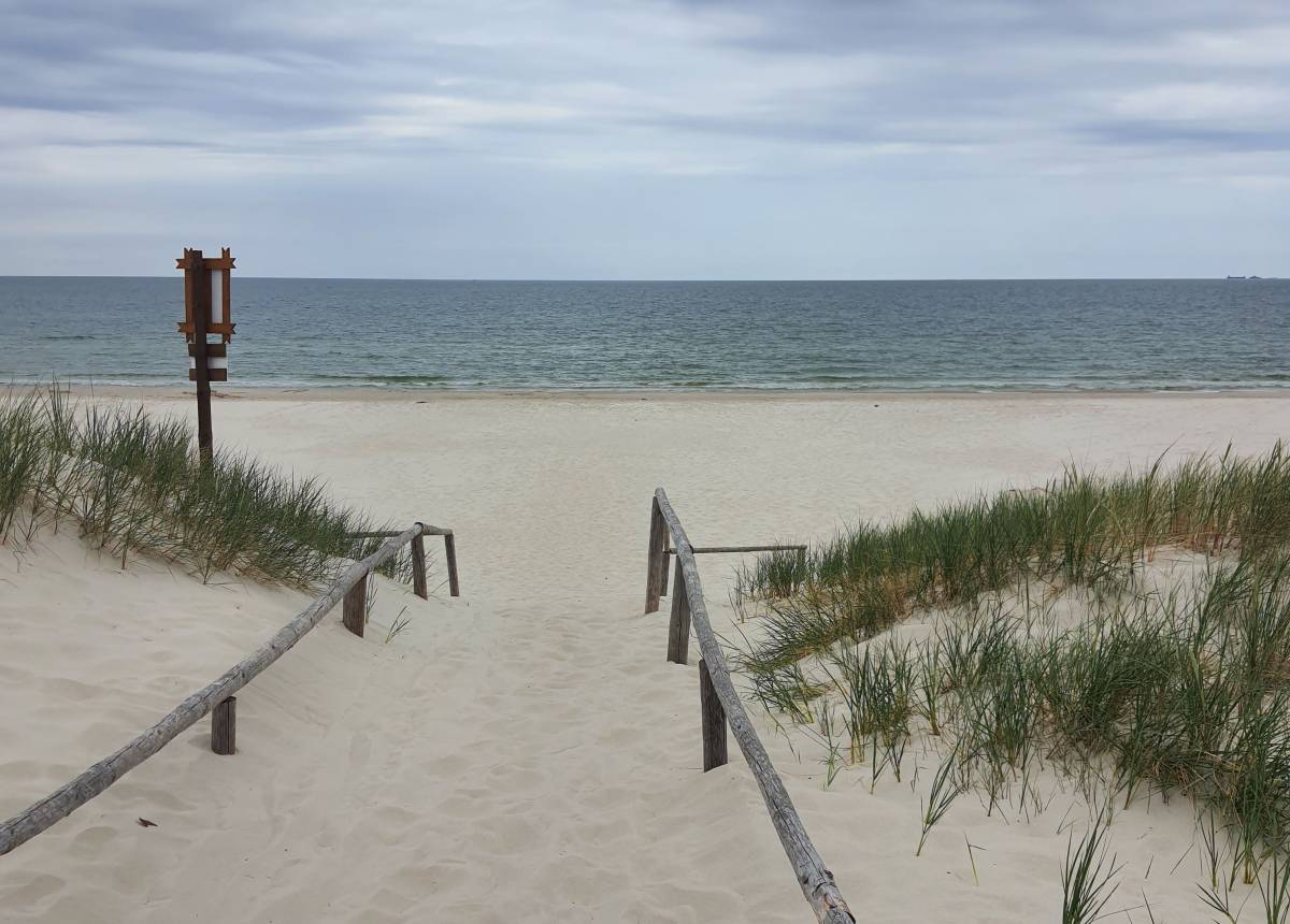 Dzikie plaże nad Bałtykim w Polsce - plaza osetnik stilo 5