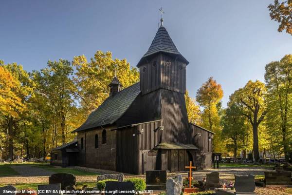 Szlak drewnianego budownictwa sakralnego w województwie opolskim - sm stare olesno kosciol sw marii magdaleny 6 id 627750
