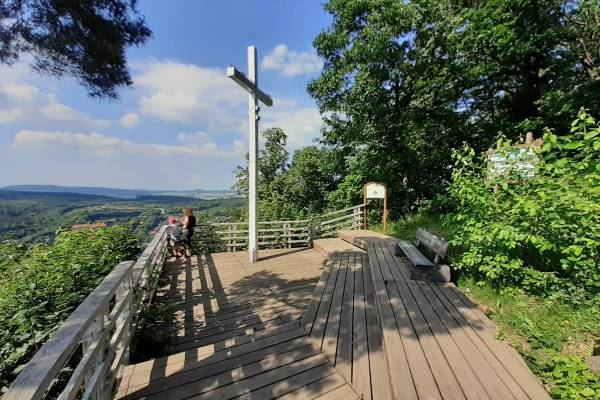 Trasa na Kalwarię Bardo i punkt widokowy "Obryw Skalny" - 20200625 165359