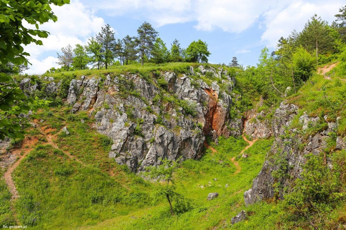 Świętokrzyski Szlak Archeo-Geologiczny - rezerwat przyrody gora zelejowa 1