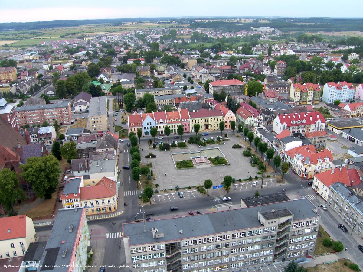 Gryfice - atrakcje turystyczne, co warto zwiedzić? - gryfice 2007 birds eye view 05