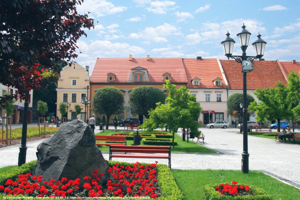 Kluczbork - atrakcje turystyczne, co warto zwiedzić? - rynek w kluczborku