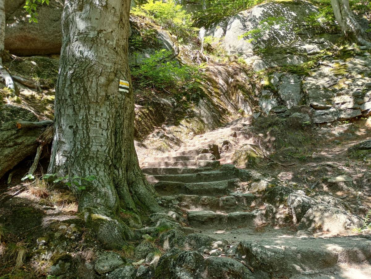 Wycieczka na Zamek Chojnik z Sobieszowa - mapa, czas wejścia i parking - piekielna dolina pod chojnikiem 1