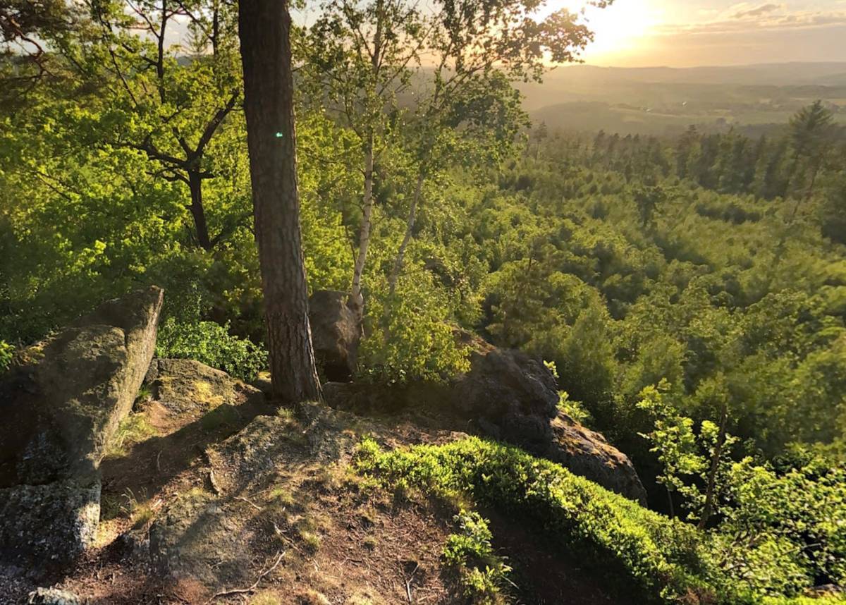 Wzgórze Gapy (Progi, Sośnik, Czyżynki) koło Jeleniej Góry - mapa, czas wejścia i parking - punkt widokowy czyzynki 4