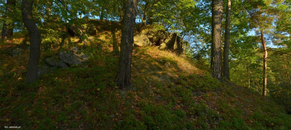 Nie tylko Chojnik. Odkryj mniej znane zamki okolic Jeleniej Góry - zamczysko w borowym jarze z 1
