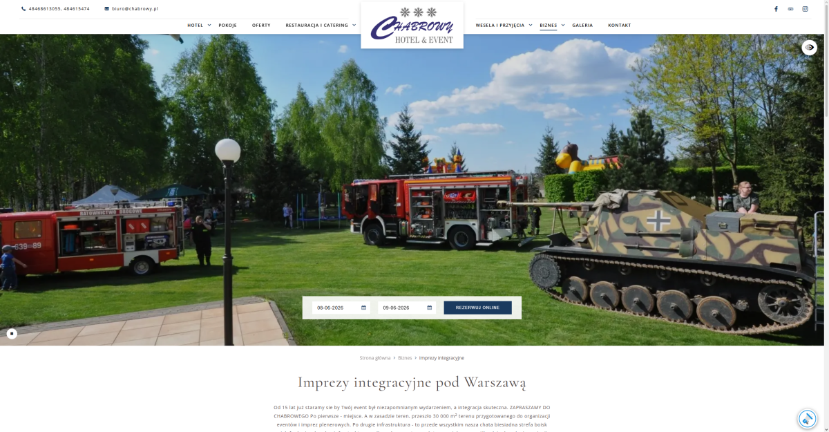 Imprezy integracyjne pod Warszawą z noclegiem. Kiedy warto wybrać takie rozwiązanie? - glowne imprezyintegracyjnepodwarszawa chabrowy pl