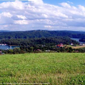 Wyspa Duża na Jeziorze Solińskim - solina panorama 3239900388