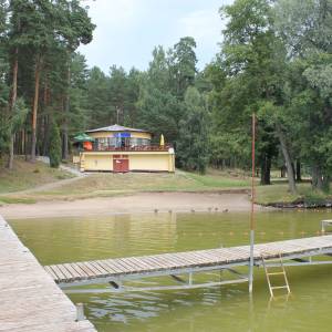 Jezioro Sajno w Augustowie - restauracja skowronek sajno