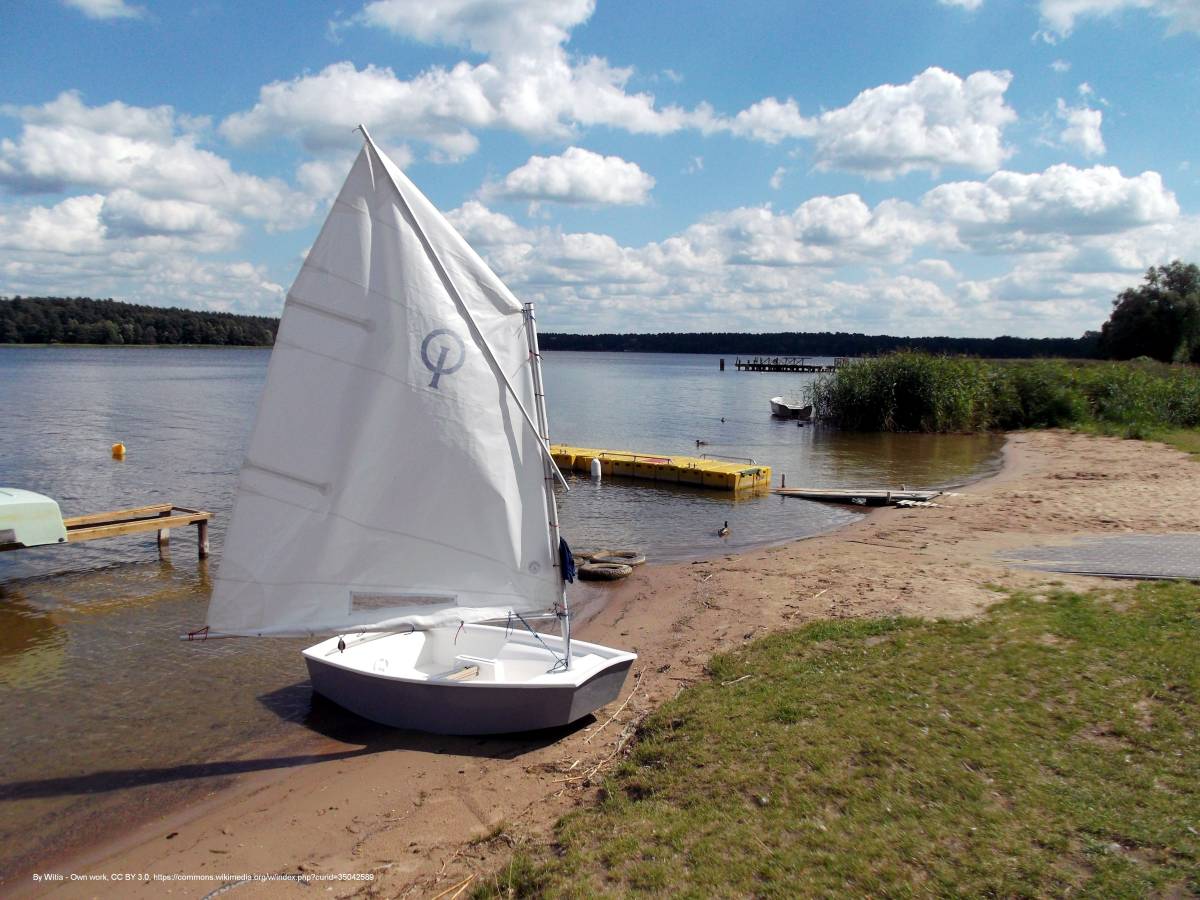 Jezioro Necko - optimist lake necko in augustow 01