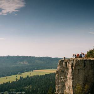 Szczeliniec Wielki (919 m n.p.m.) - gory stolowe taras