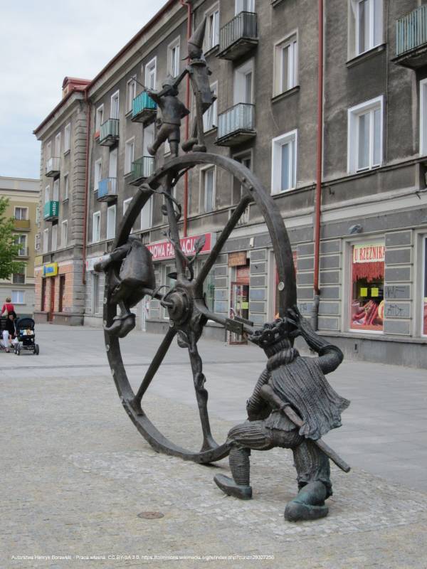 Rzeźba Podróż w Białymstoku - street sculptures in bialystok lipowa 1