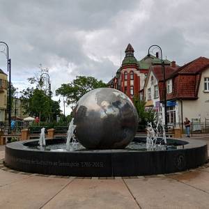 Fontanna upamiętniająca 250-lecie praw miejskich Świnoujścia - fontanna upamietniajaca 250 lecie praw miejskich swinoujscia 1