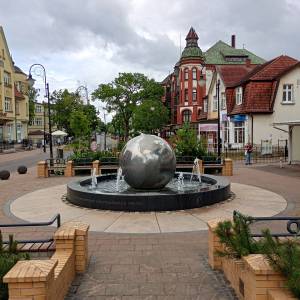 Fontanna upamiętniająca 250-lecie praw miejskich Świnoujścia - fontanna upamietniajaca 250 lecie praw miejskich swinoujscia 7