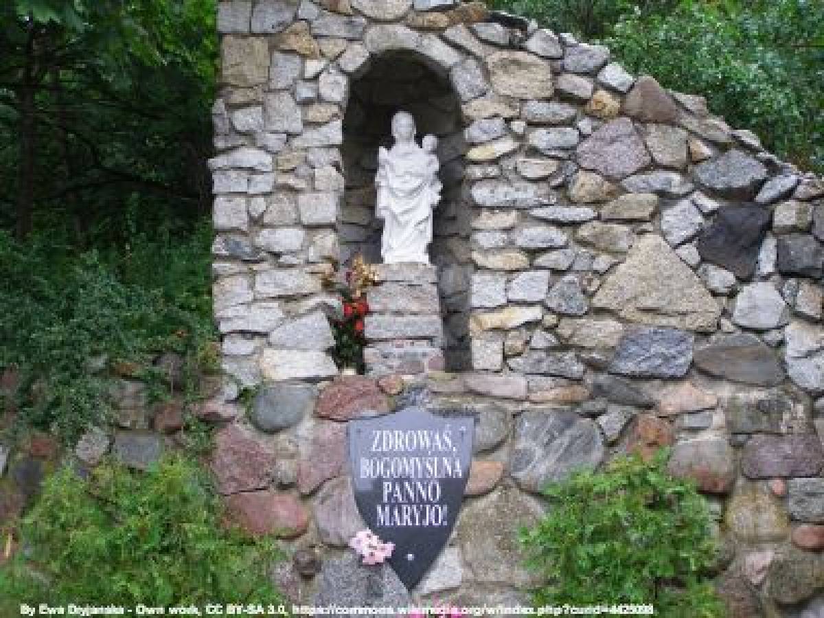 Grota Matki Boskiej w Międzyzdrojach - miedzyzdroje figura