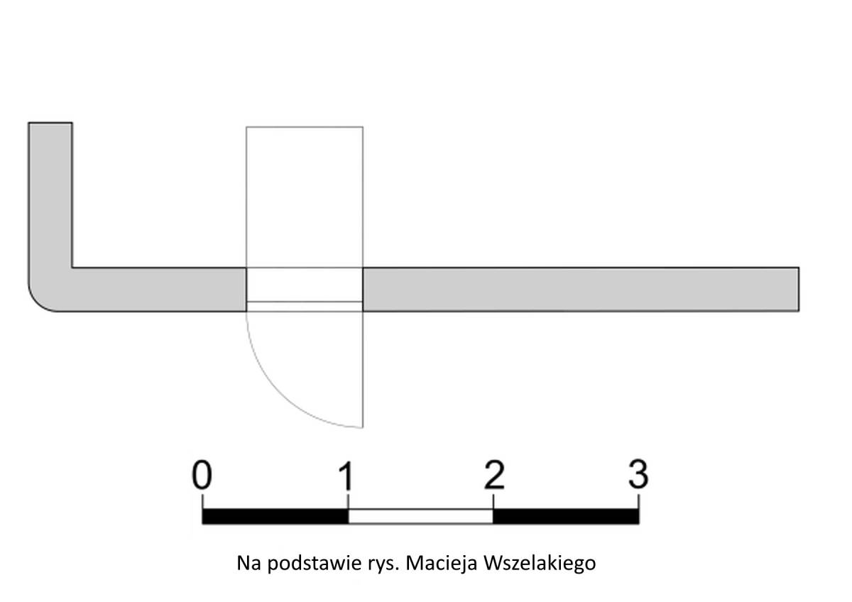Schemat schronu pozornego grupy bojowej Wesoła