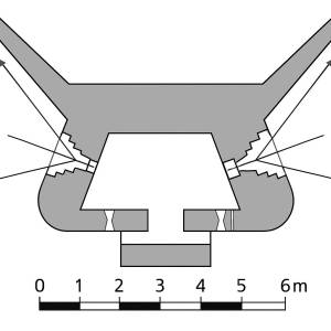 Poz. pol. "Nowa Wieś" - 1. Schron polowy - shcron polowy 2ckm schemat 2