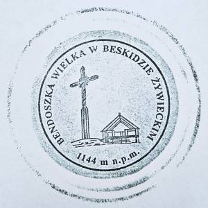 Krzyż Jubileuszowy na Bendoszce Wielkiej - pieczatka bednoszka 2