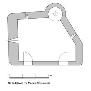 P.O. "Kamień" - 5. Schron pozorny - p o kamien 5 schron pozorny schemat