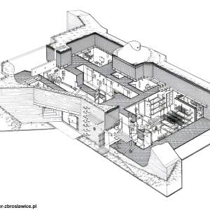 Punkt oporu "Zbrosławice" - Obiekt nr 7 - bunkier przekrojony
