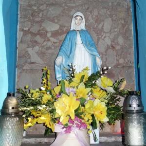 Kapliczka przydrożna w Dziwnówku - kapliczka przydrozna w dziwnowku 1