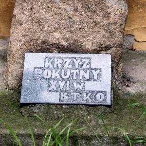 Krzyż pokutny przy zamku w Białej - krzyz pokutny przy zamku w bialej 2