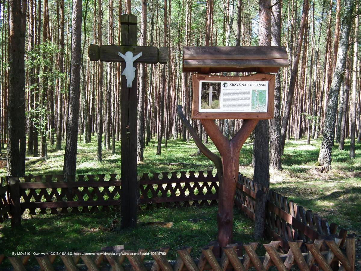Krzyż napoleoński w Bachorzu - napoleon bonaparte cross in bachorze 2