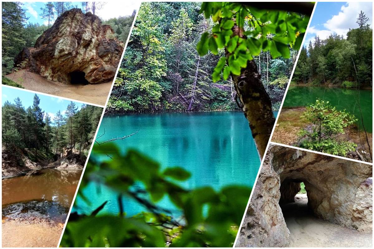 Kolorowe Jeziorka w Rudawach Janowickich - kolorowe jeziorka w rudawach