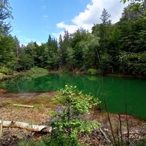 Kolorowe Jeziorka w Rudawach Janowickich - blekitne jeziorko 1