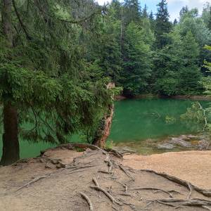 Kolorowe Jeziorka w Rudawach Janowickich - blekitne jeziorko 11