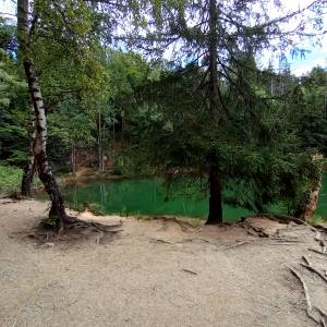Kolorowe Jeziorka w Rudawach Janowickich - blekitne jeziorko 14