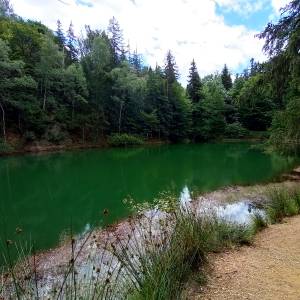 Kolorowe Jeziorka w Rudawach Janowickich - blekitne jeziorko 8