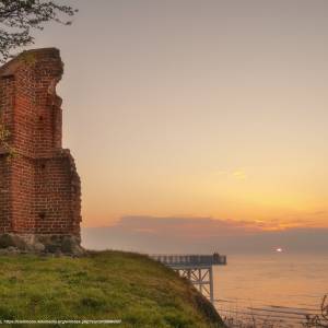 Ruiny Kościoła św. Marcina w Trzęsaczu - ruiny kosciola sw mikolaja w trzesaczu