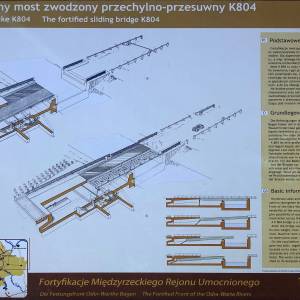 MRU - Forteczny most zwodzony przechylno-przesuwny K804 w Bledzewie - 2022 09 03