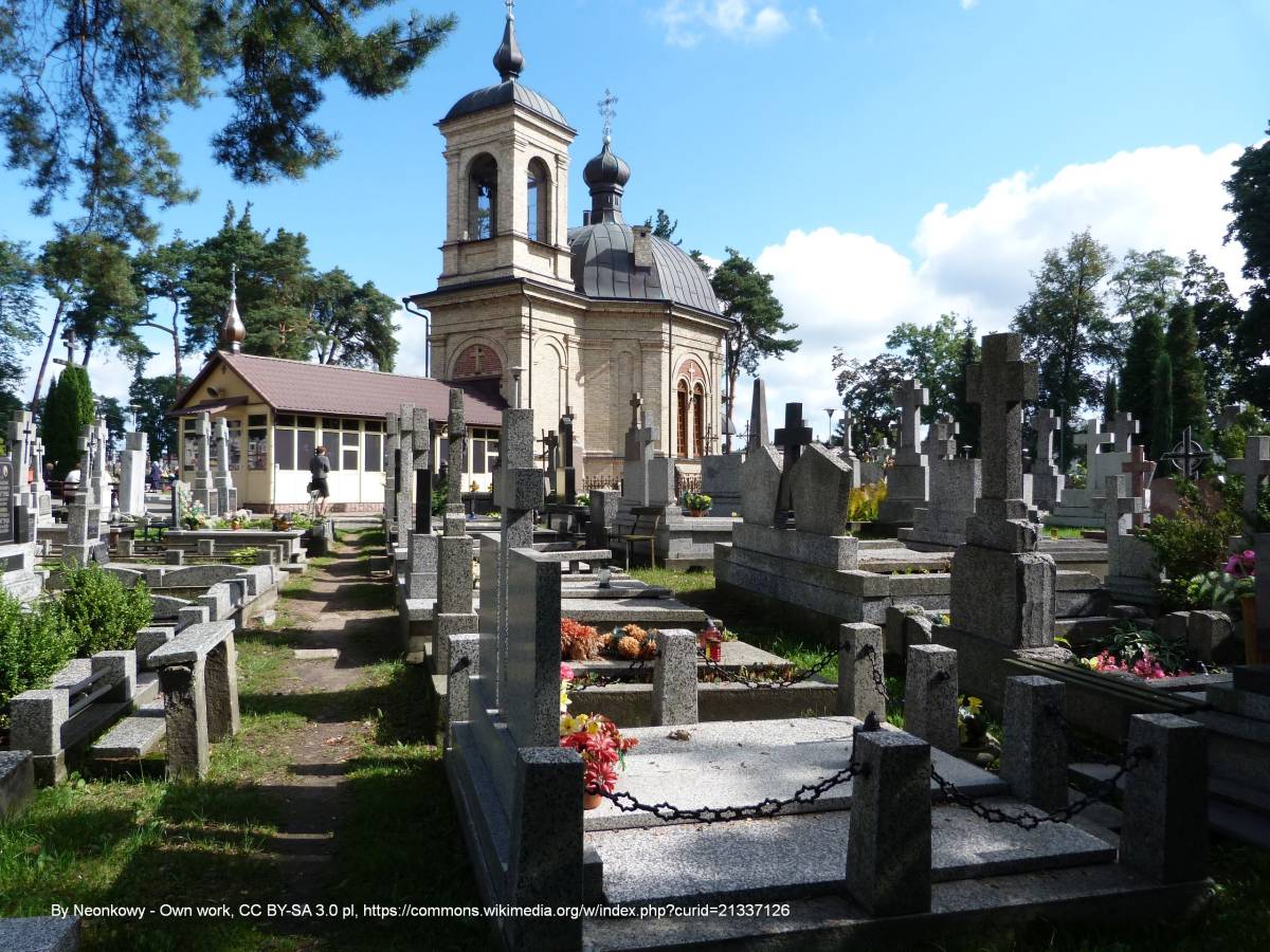 Cerkiew Wszystkich Świętych w Białymstoku - cmentarz prawoslawny na ulicy wysockiego 1 w bialymstoku pn