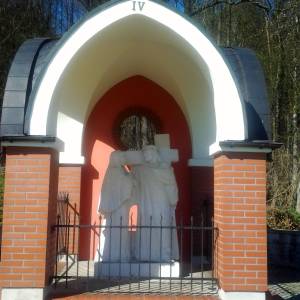 Droga krzyżowa w Gietrzwałdzie - via crucis iv station gietrzwald