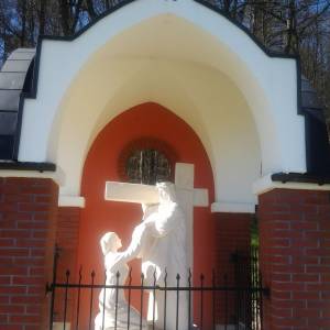 Droga krzyżowa w Gietrzwałdzie - via crucis vi station gietrzwald