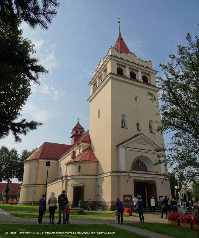 Kościół pw. śś. Apostołów Piotra i Pawła w Łapach - saints peter and paul church in lapy