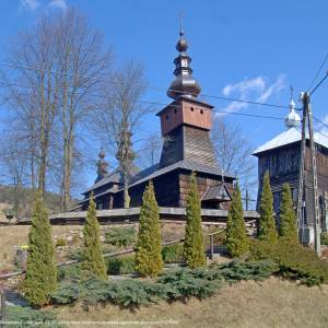 Drewniany kościół pw. św. Łukasza Ewangelisty w Jastrzębiku - jastrzebik cerkiew sw lukasza hb3