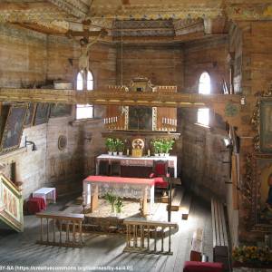 Drewniany kościół pw. Wniebowzięcia Najświętszej Marii Panny w Miasteczku Śląskim - miasteczko slaskie george church interior