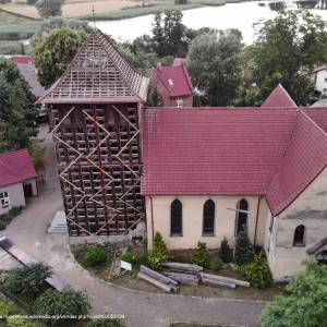Kościół pw. Matki Bożej Nieustającej Pomocy w Drawnie - drawno remont wiezy kosciola